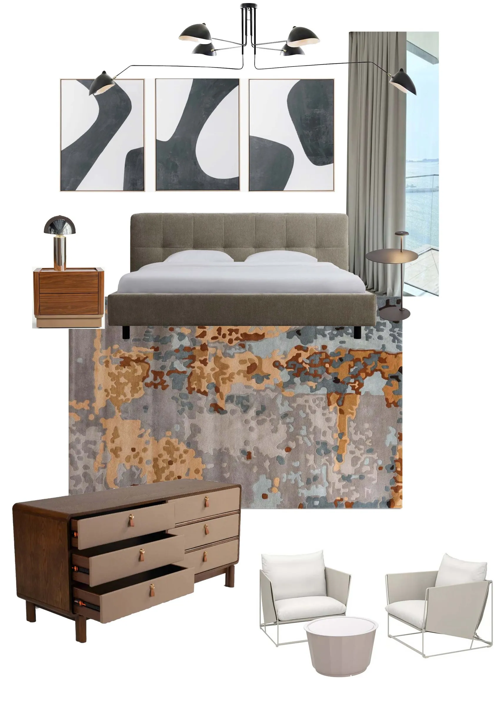 Bedroom moodboard