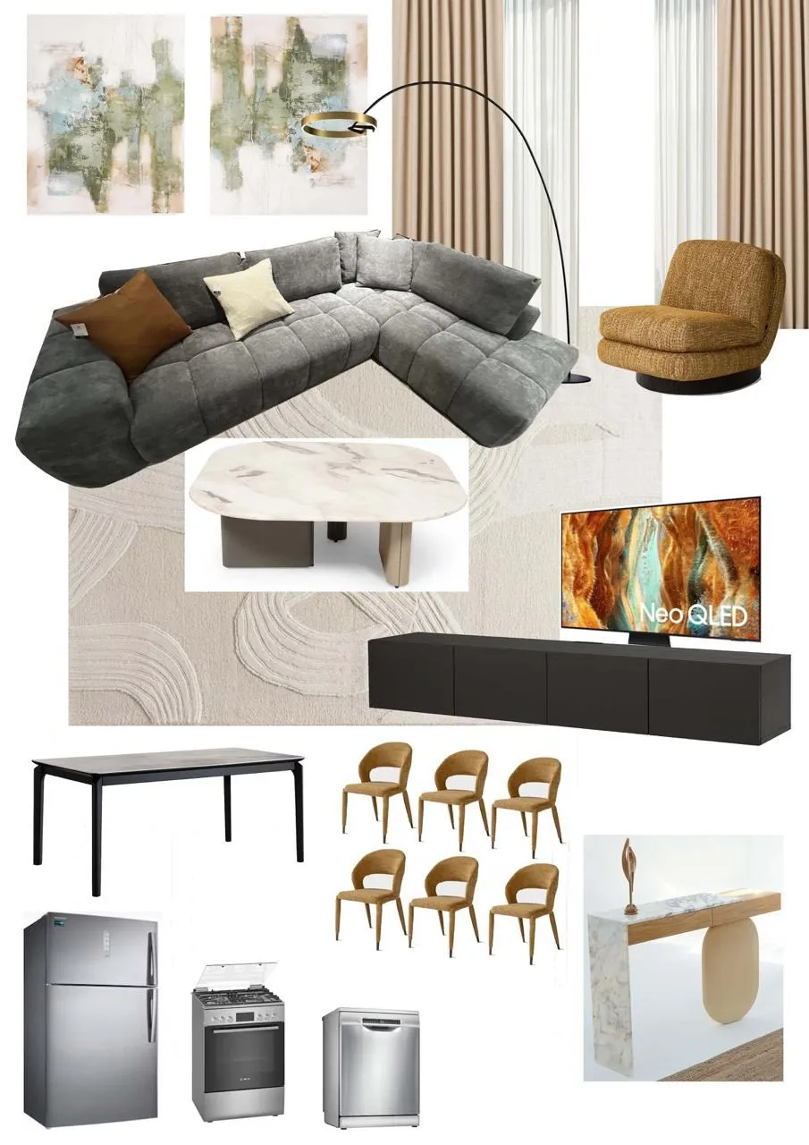 Living room moodboard